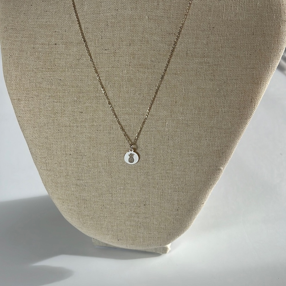 Sterling Siver Pineapple Necklace | FYB